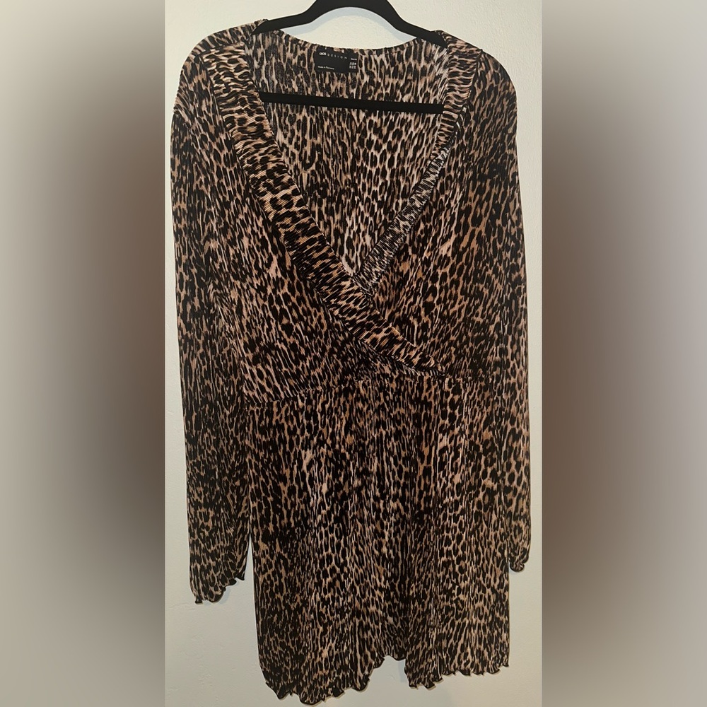 ASOS Curve Leopard Print Dress